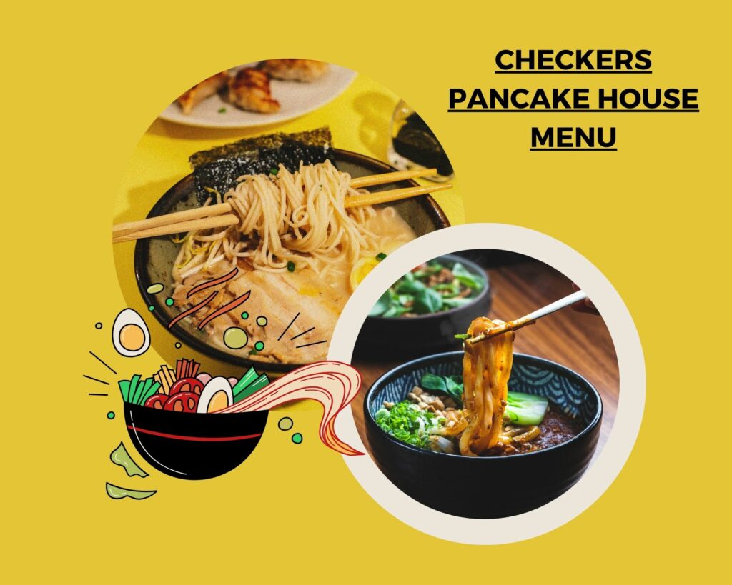 Checkers Pancake House Menu